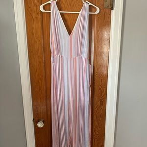Striped, double-lined, Jumpsuit